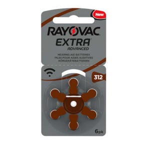 Батарейка Rayovac тип 312